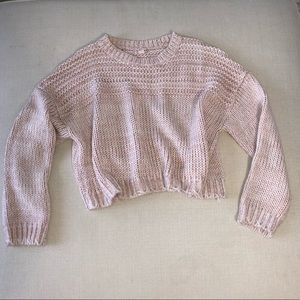 Crop sweater